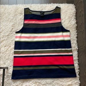 Ann Taylor Factory Striped Tank M  NWOT